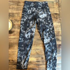 American Eagle Outfitters Black and Gray Leggings